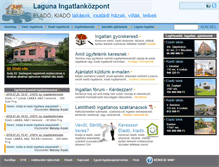 Tablet Screenshot of lagunaingatlan.hu